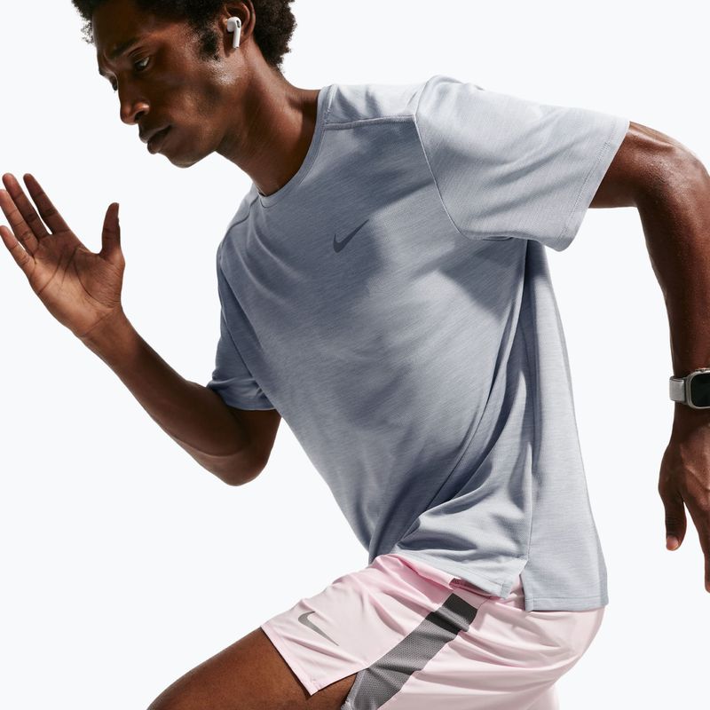 Koszulka do biegania męska Nike Miler Dri-Fit UV grey fog/particle grey 6