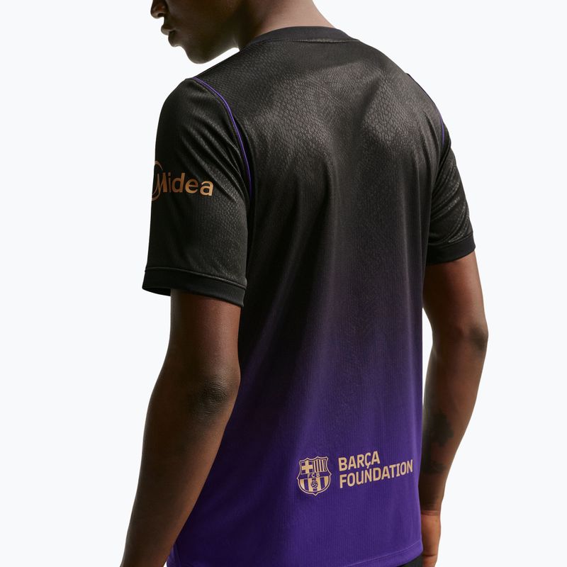 Koszulka piłkarska męska Nike FC Barcelona 2026/27 Stadium Away field purple/field purple/metallic gold 5
