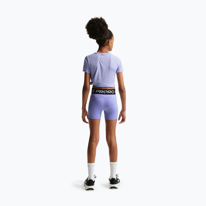 Spodenki dziecięce Nike Pro light thistle/white 3