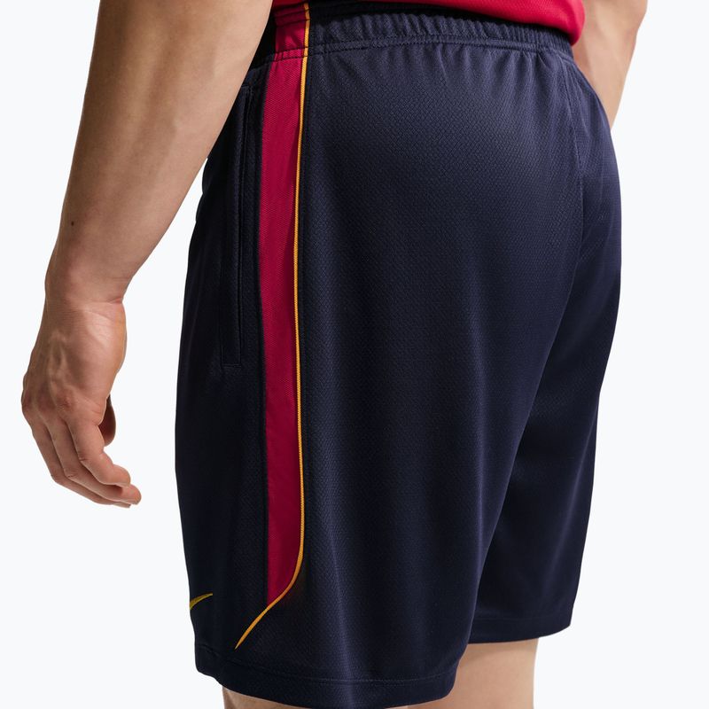 Spodenki piłkarskie męskie Nike FC Barcelona Strike blackened blue/noble red/mineral yellow 6