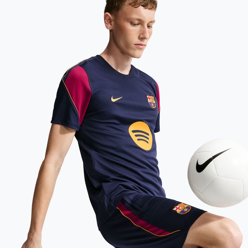 Koszulka piłkarska męska Nike FC Barcelona Strike Soccer Dri-Fit blackened blue/noble red/mineral yellow 6