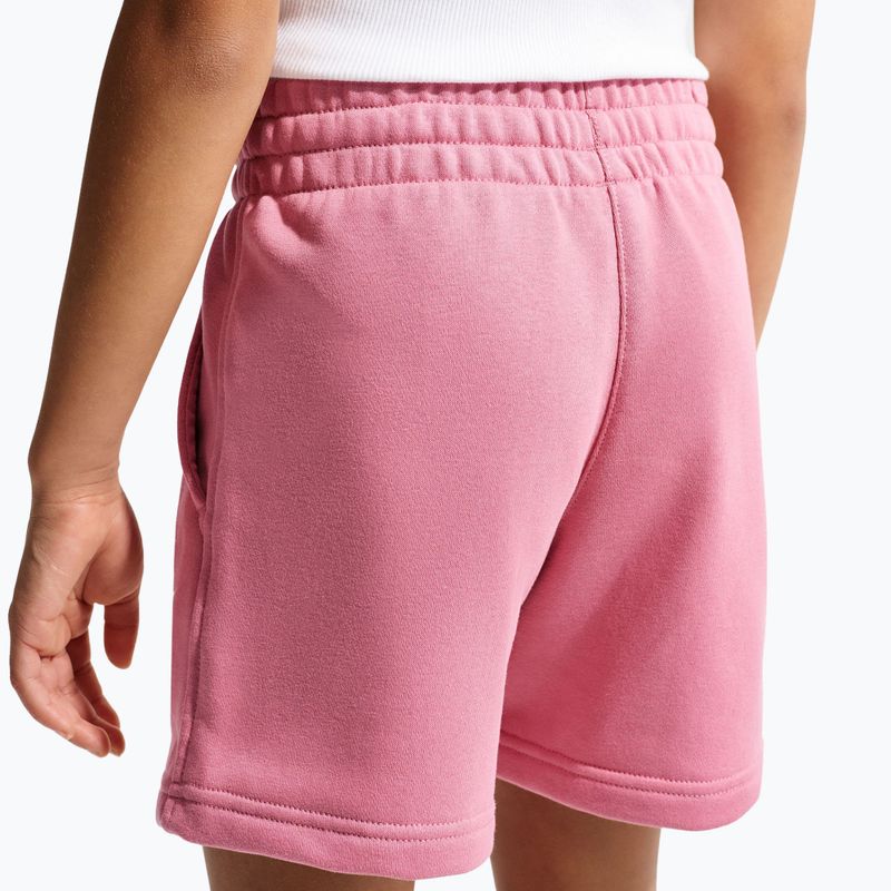 Spodenki dziecięce Nike Sportswear Club Fleece peony/peony/white 4