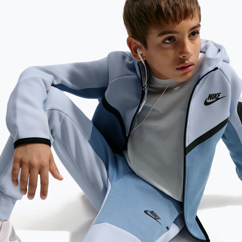 Spodnie dziecięce Nike Sportswear Tech Fleece hydrogen blue/work blue/black/black 6