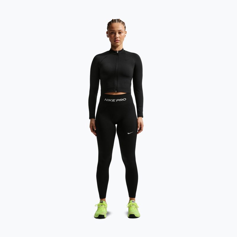 Legginsy damskie Nike Pro Seamless black/white 2