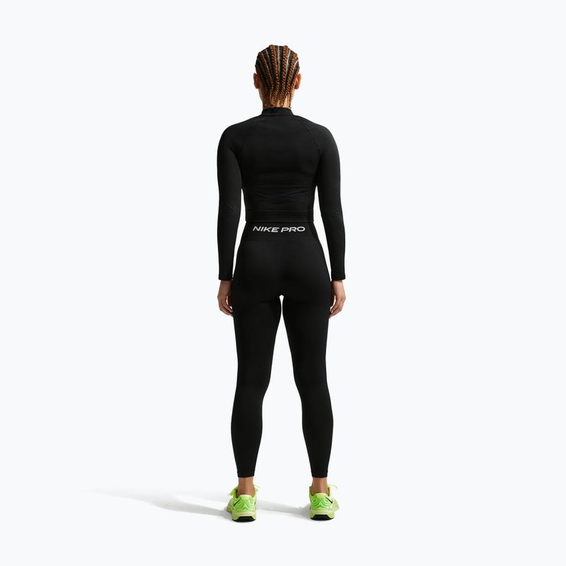 Legginsy damskie Nike Pro Seamless black/white 3