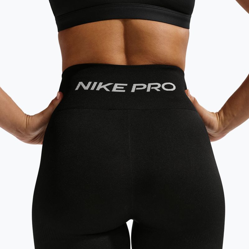 Legginsy damskie Nike Pro Seamless black/white 4