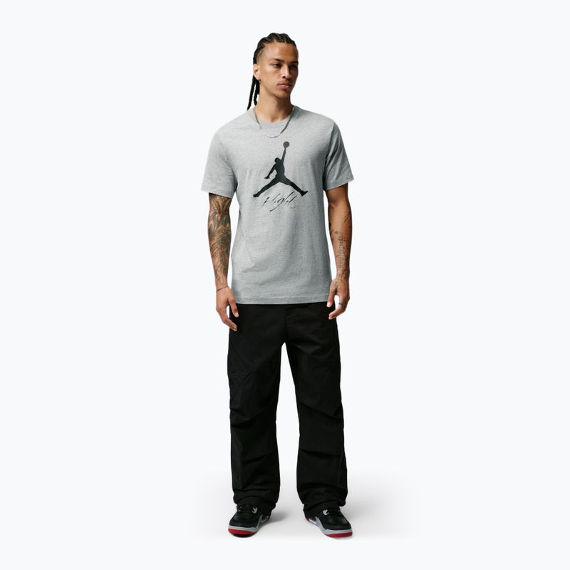 Koszulka męska Jordan Jumpman Flight dark grey heather 2
