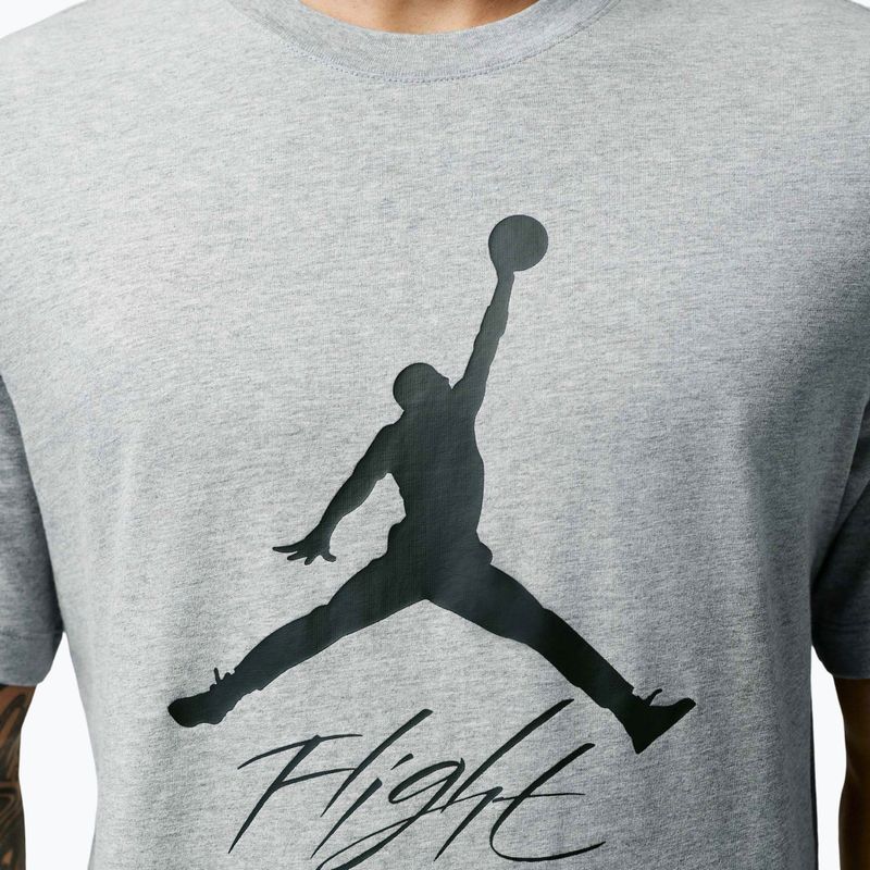 Koszulka męska Nike Jordan Jumpman Flight dark grey heather 5