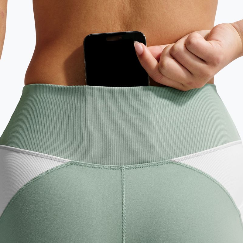 Spodenki damskie Nike One High Waisted Biker 5" steam/white/white 7