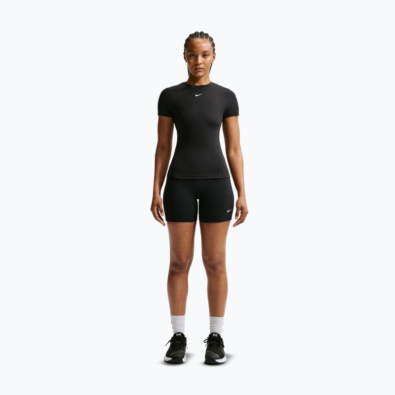 Koszulka treningowa damska Nike One Fitted black/white 2