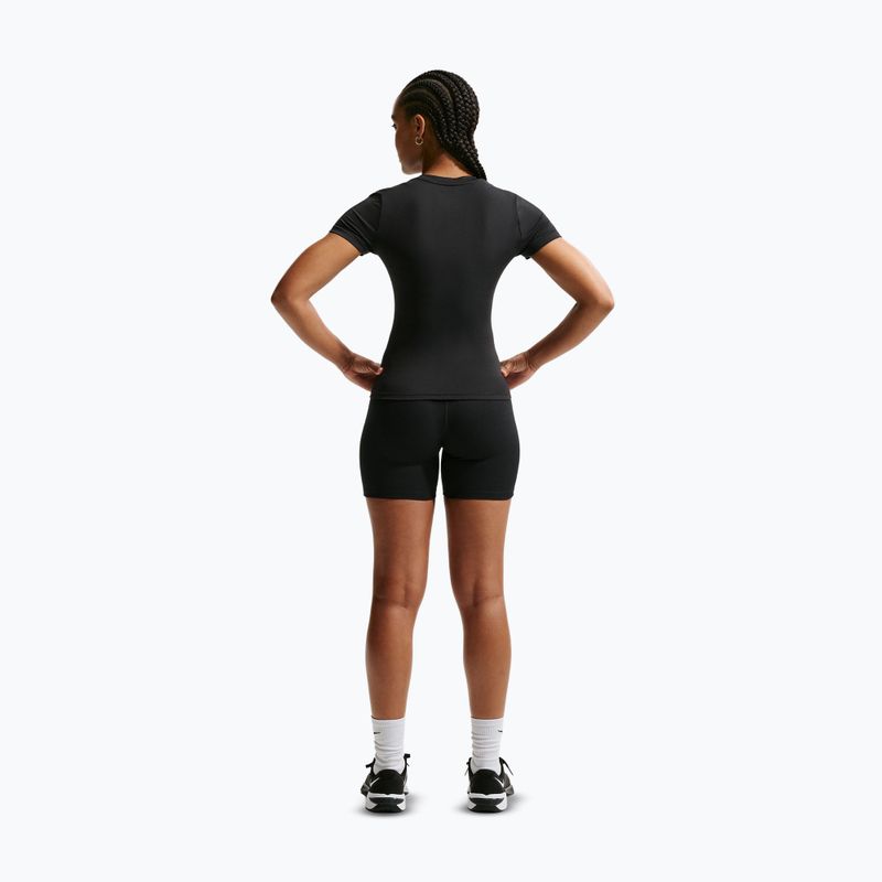 Koszulka treningowa damska Nike One Fitted black/white 3