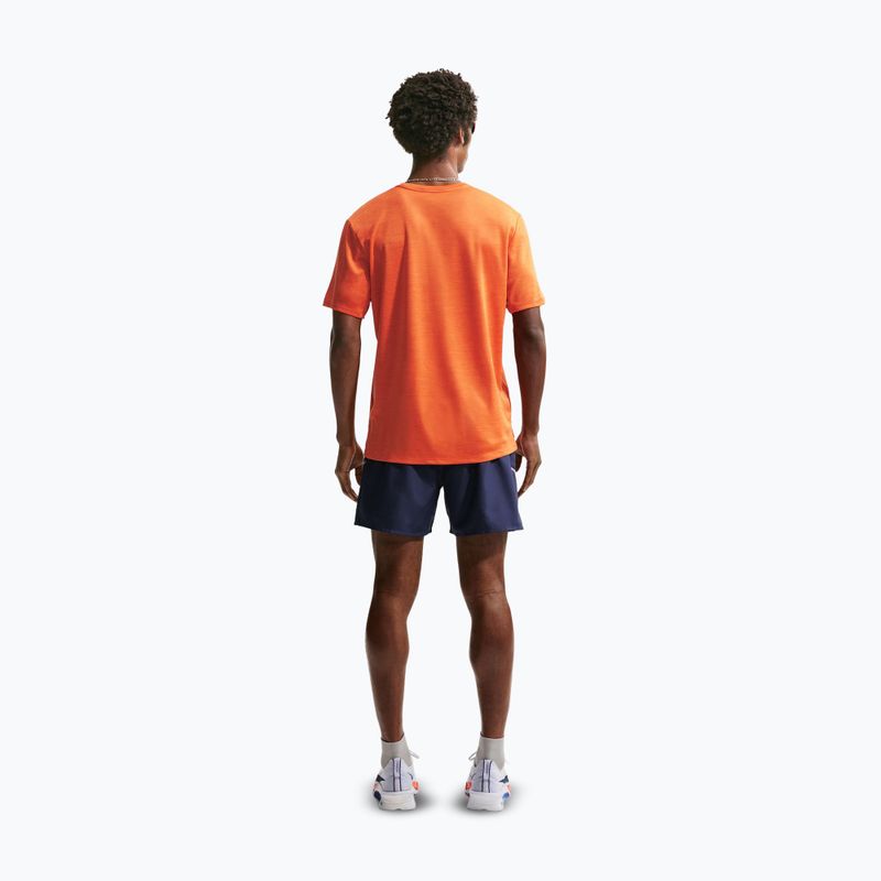 Koszulka do biegania męska Nike Miler Dri-Fit UV safety orange 3