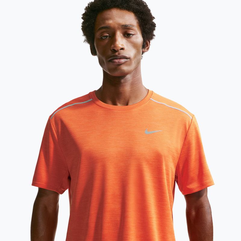 Koszulka do biegania męska Nike Miler Dri-Fit UV safety orange 4