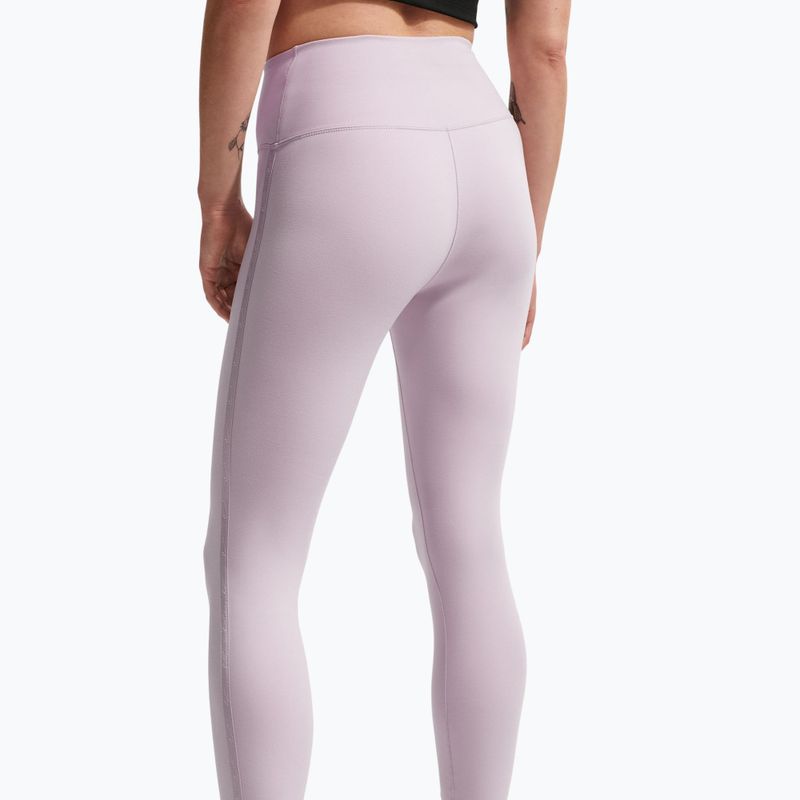 Legginsy damskie Nike One High-Waisted Seamless platinum violet 5