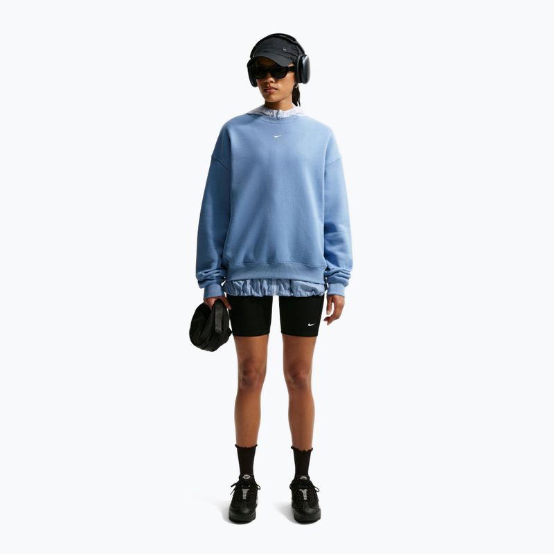 Bluza damska Nike Studio Fleece Medium Weight work blue/sail 2
