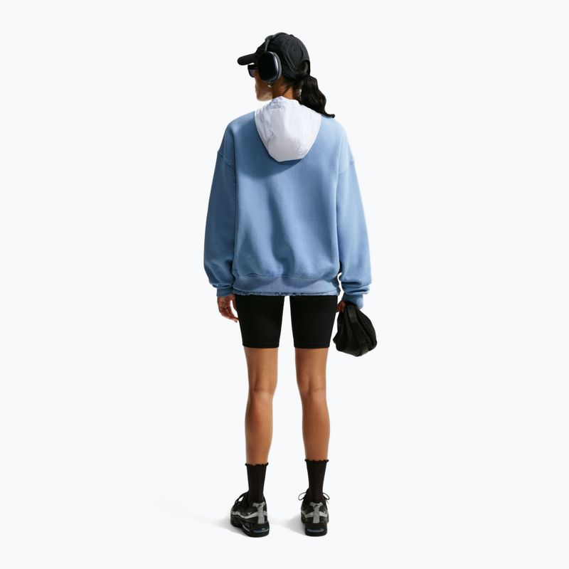 Bluza damska Nike Studio Fleece Medium Weight work blue/sail 3