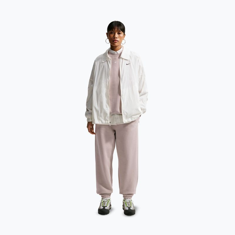 Spodnie damskie Nike Studio Fleece Medium Weight cream Ii/sail 2