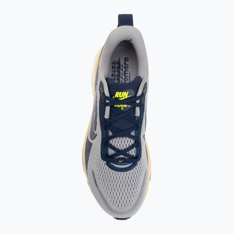 Buty do biegania męskie Nike Vomero 18 wolf grey/pewter/sail/midnight navy 5