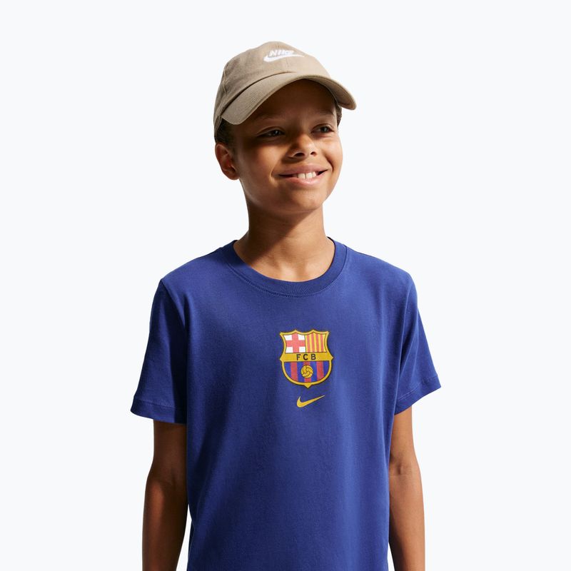 Koszulka dziecięca Nike FC Barcelona Soccer deep royal blue 4