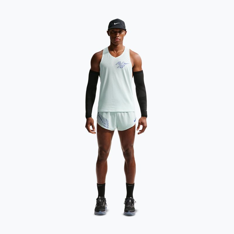 Spodenki do biegania męskie Nike AeroSwift Dri-Fit ADV Brief-Lined 2" barely green/lapis 2