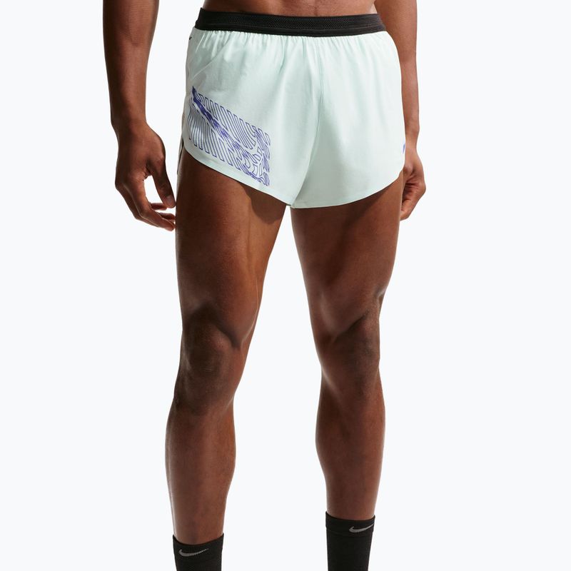 Spodenki do biegania męskie Nike AeroSwift Dri-Fit ADV Brief-Lined 2" barely green/lapis 5