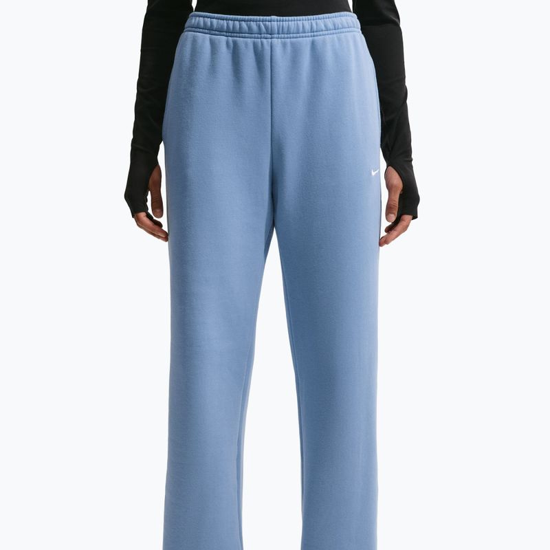 Spodnie damskie Nike Studio Fleece work blue/sail 5