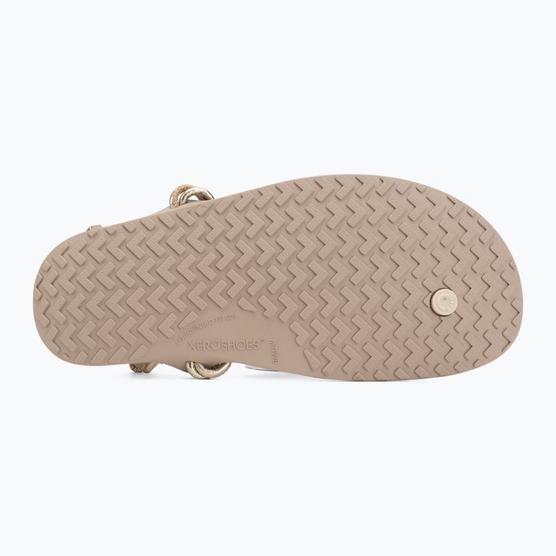 Sandały barefoot damskie Xero Shoes Genesis gold metallic 4