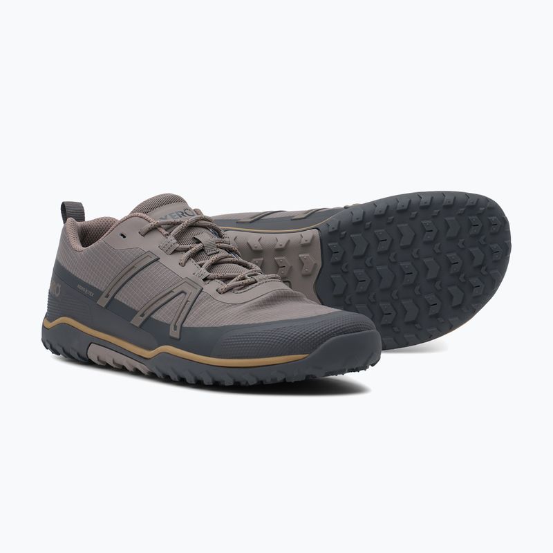 Buty barefoot męskie Xero Shoes Scrambler Trail Low WP driftwood/asphalt 6