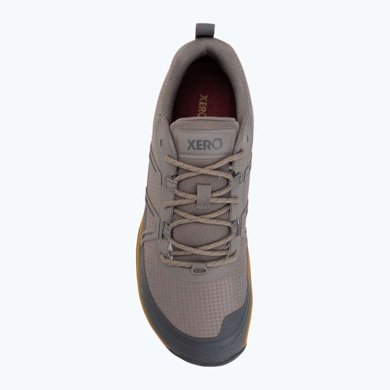 Buty barefoot męskie Xero Shoes Scrambler Trail Low WP driftwood/asphalt 5