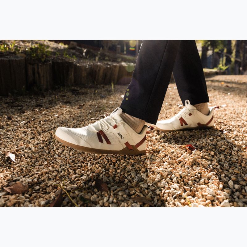 Buty barefoot damskie Xero Shoes Prio Easy On egret/burnt brick 9