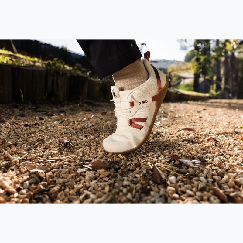 Buty barefoot damskie Xero Shoes Prio Easy On egret/burnt brick 11
