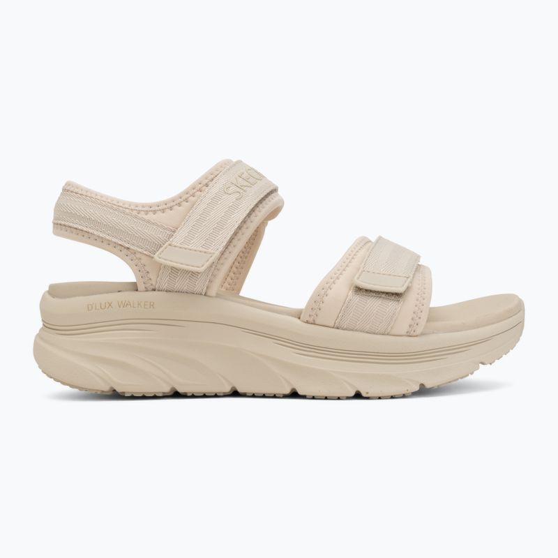 Sandały damskie SKECHERS D'Lux Walker Adored Days beige 2