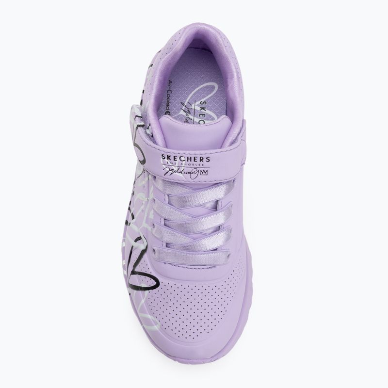 Buty dziecięce SKECHERS Uno Lite Love Levitate lavender/multi 5
