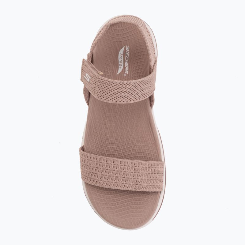 Sandały damskie SKECHERS Go Walk Arch Fit 2.0 purple 5