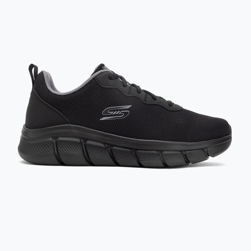 Buty męskie SKECHERS Bobs Sport B Flex Icy Edge black 2