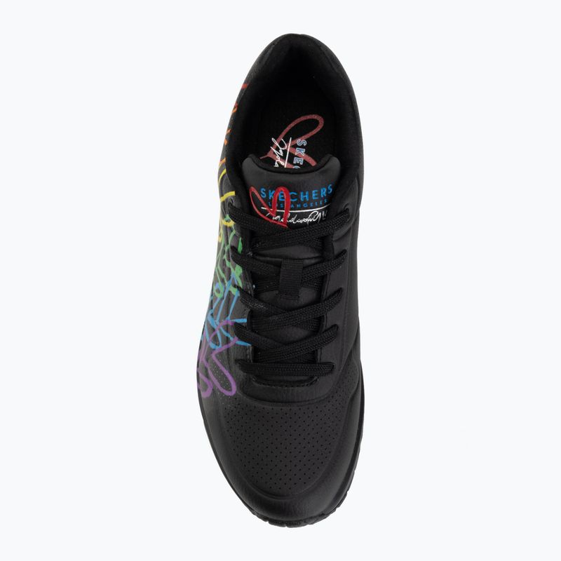 Buty damskie SKECHERS Uno Full Of Love black 5