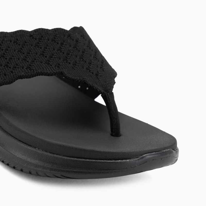 Klapki damskie SKECHERS Ultra Flex 3.0 Rhythm Waves black 7