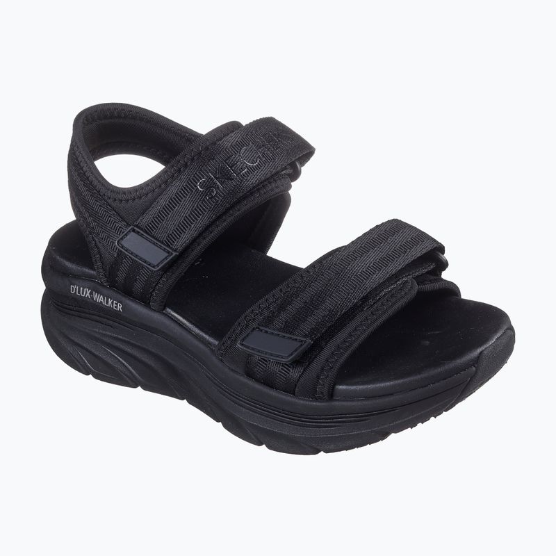 Sandały damskie SKECHERS D'Lux Walker Adored Days black 8