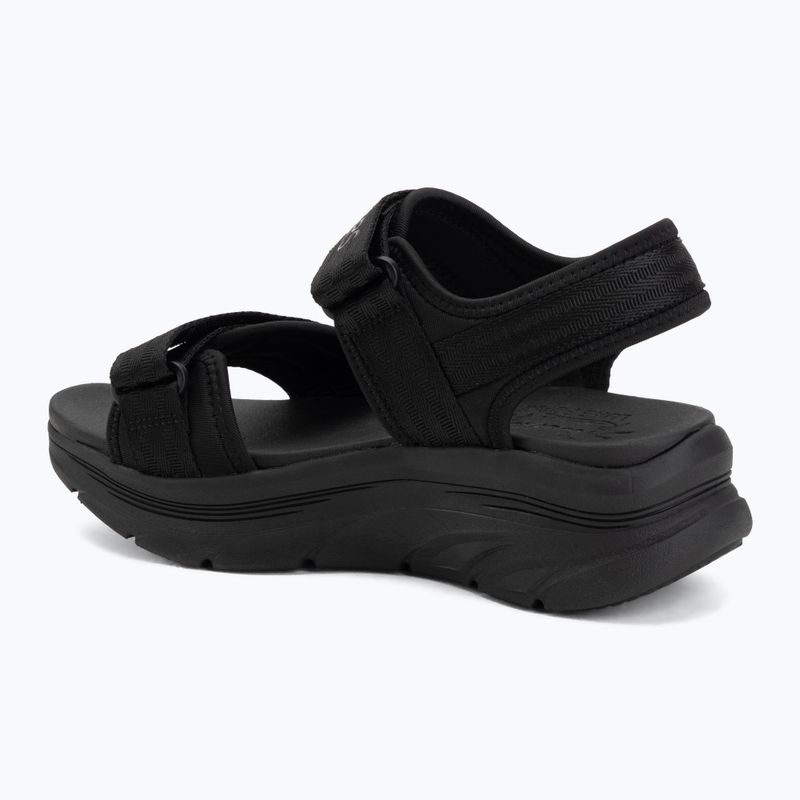 Sandały damskie SKECHERS D'Lux Walker Adored Days black 3