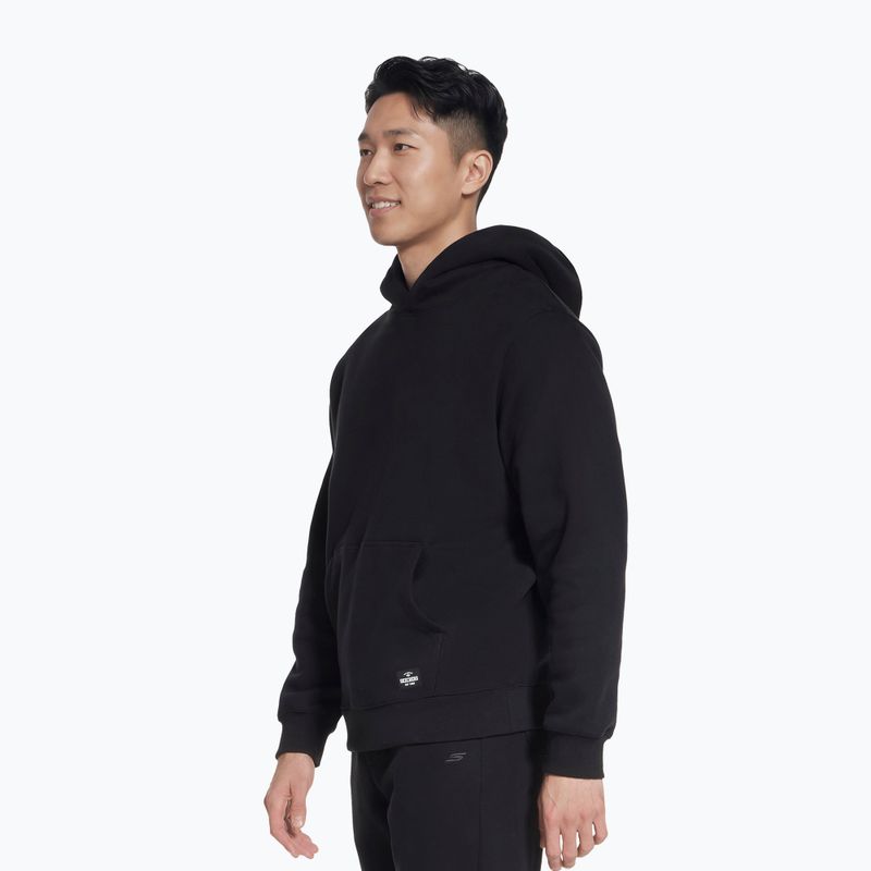 Bluza męska SKECHERS Max Soft Hoodie black 3