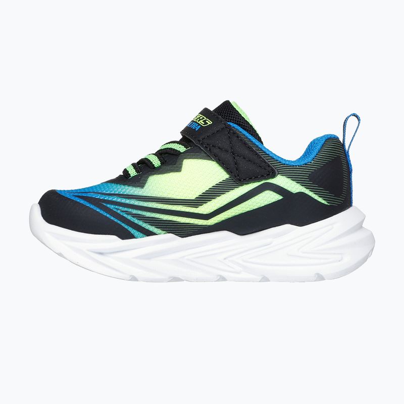Buty dziecięce SKECHERS Flex-Glow Ultra black/blue/lime 3