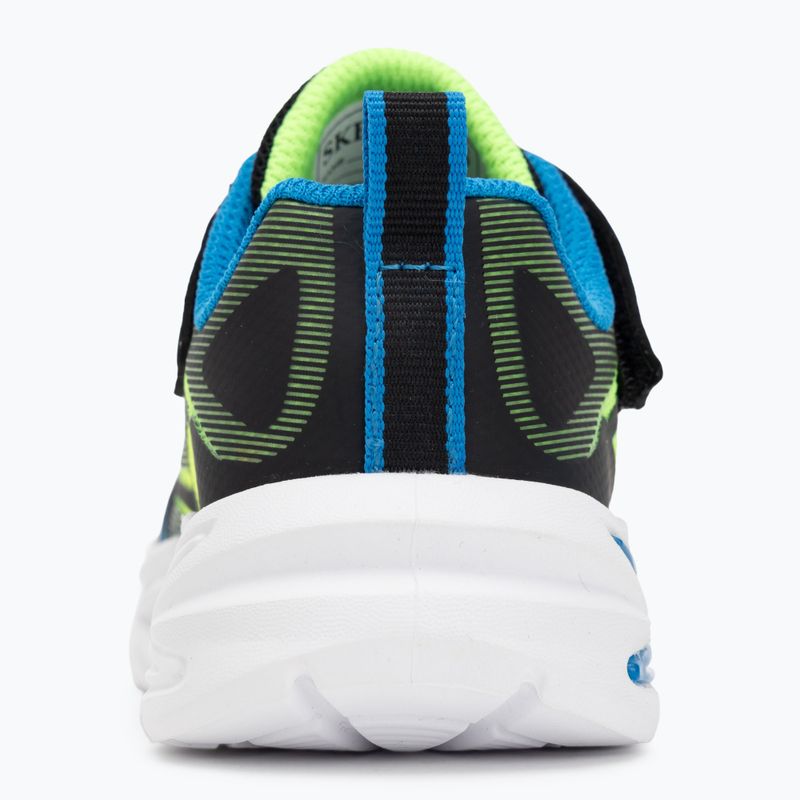 Buty dziecięce SKECHERS Flex-Glow Ultra black/blue/lime 6