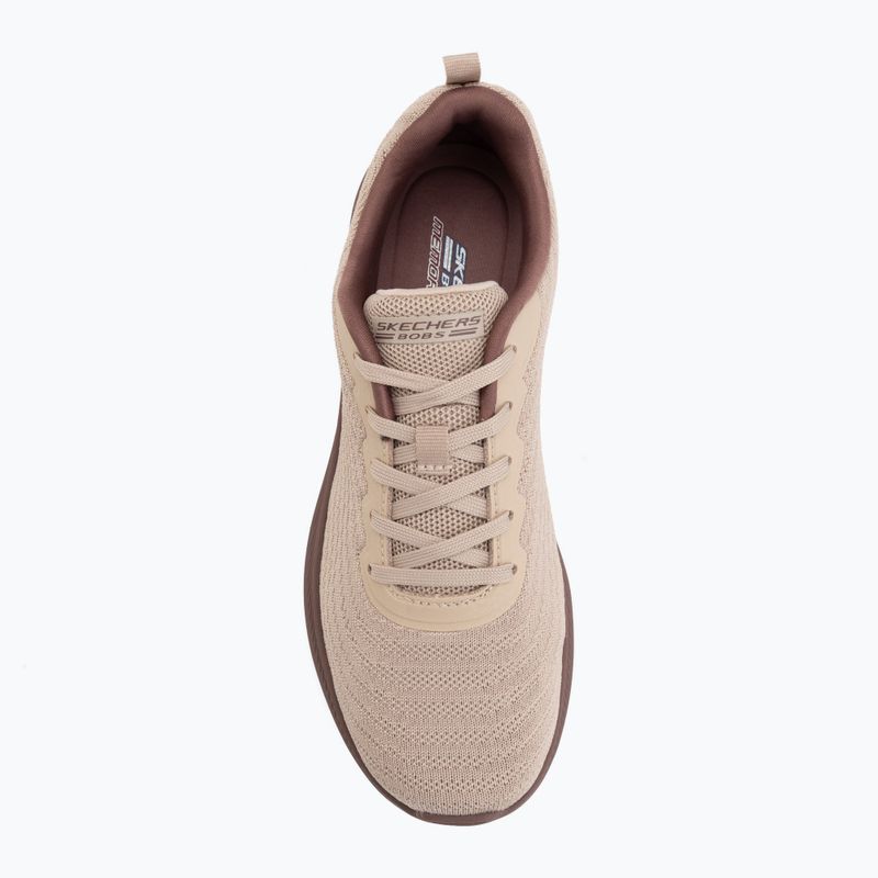 Buty damskie SKECHERS Bobs Moda Flex Mellow Dawn beige 5