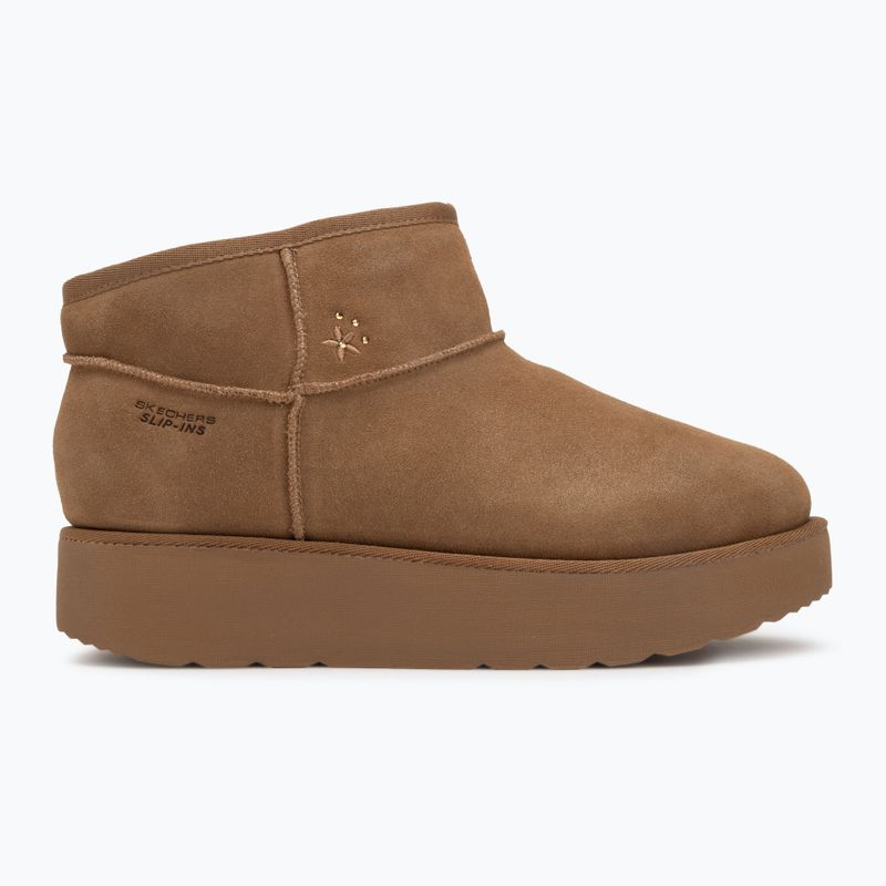 Buty damskie SKECHERS Keep Cozy chestnut 2