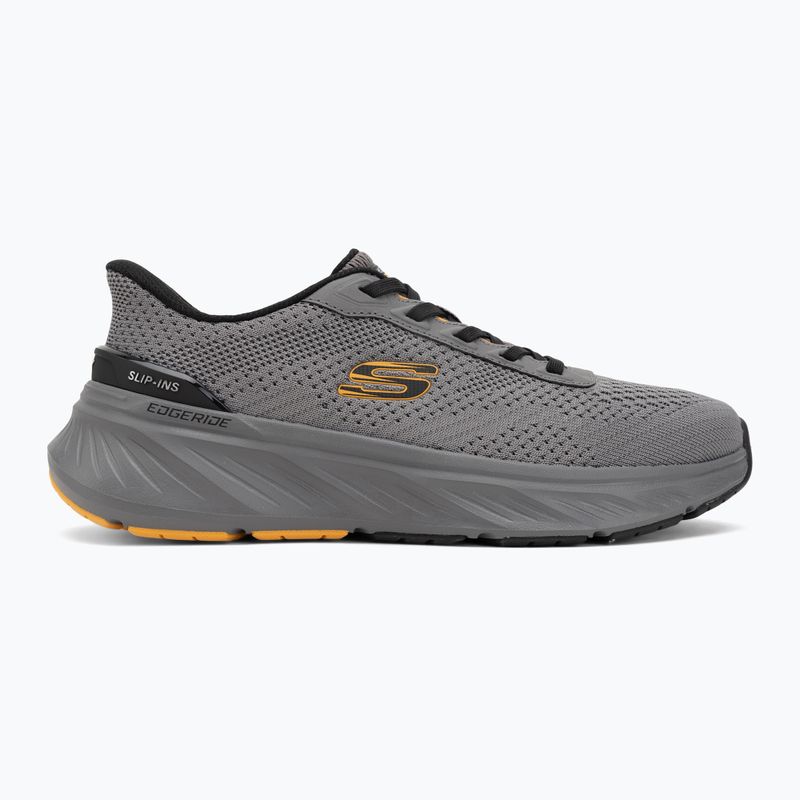 Buty męskie SKECHERS Edgeride Erlson charcoal/yellow 2