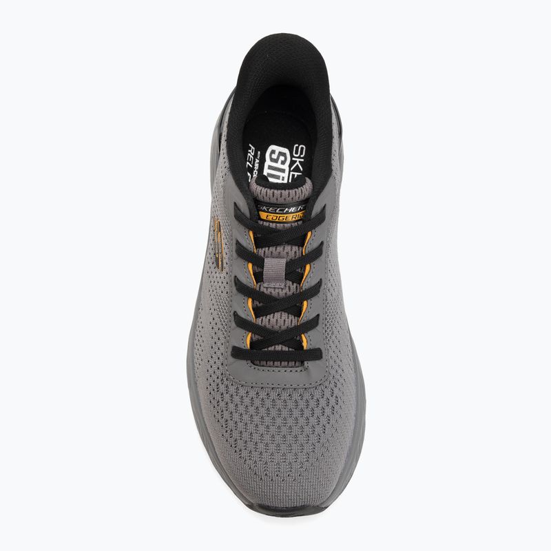 Buty męskie SKECHERS Edgeride Erlson charcoal/yellow 5