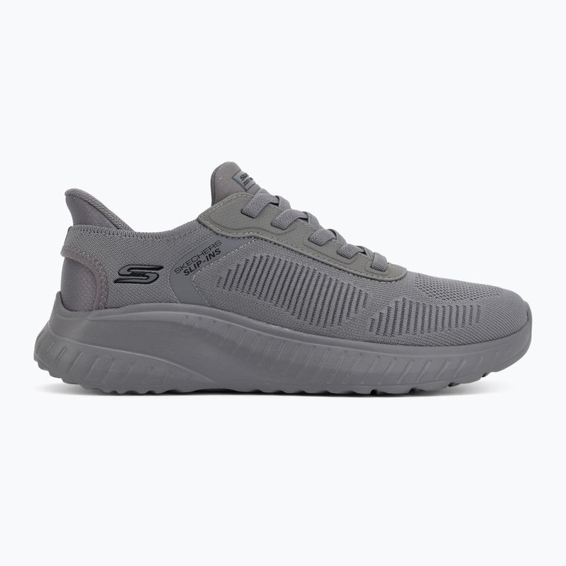 Buty męskie SKECHERS Bobs Squad Chaos Solid Step gray 2