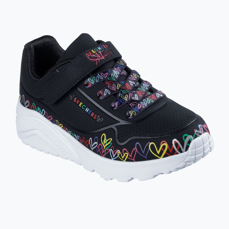 Buty dziecięce SKECHERS Uno Lite Heart Craze black/multi 8