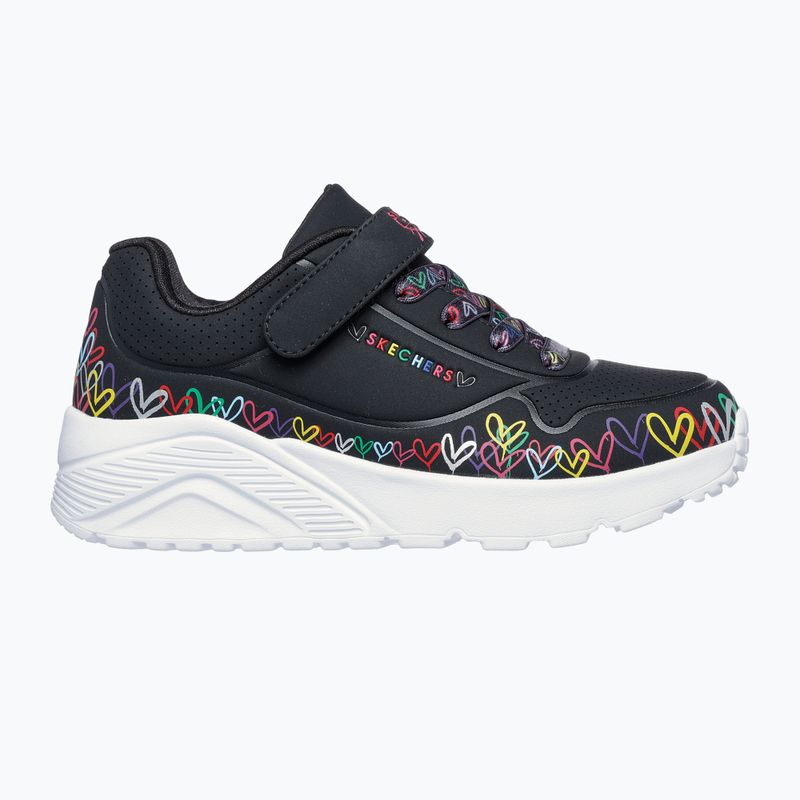 Buty dziecięce SKECHERS Uno Lite Heart Craze black/multi 9