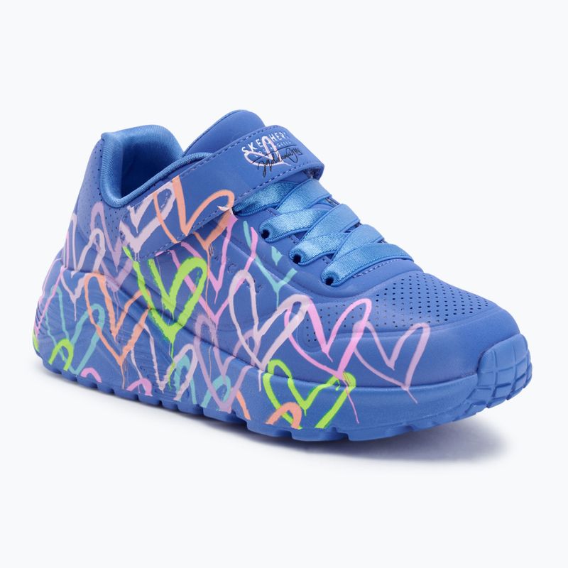 Buty dziecięce SKECHERS Uno Lite Love Levitate blue/multi